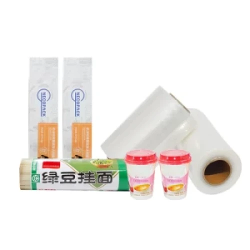 Custom Size Color Printed Noodles Packaging Roll Film Food Packing Film Bag 10 12 15 19 22mic