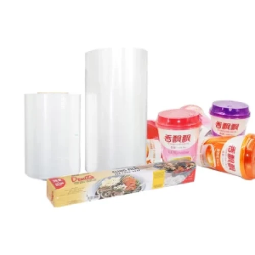 Food Packing Stretch Film Food Grade Jumbo Roll Low Temperature Film For Noodles Instant Food Milk Tea